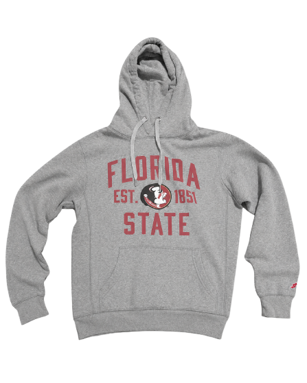 Grey Florida State Seminoles Graphic Hoodie